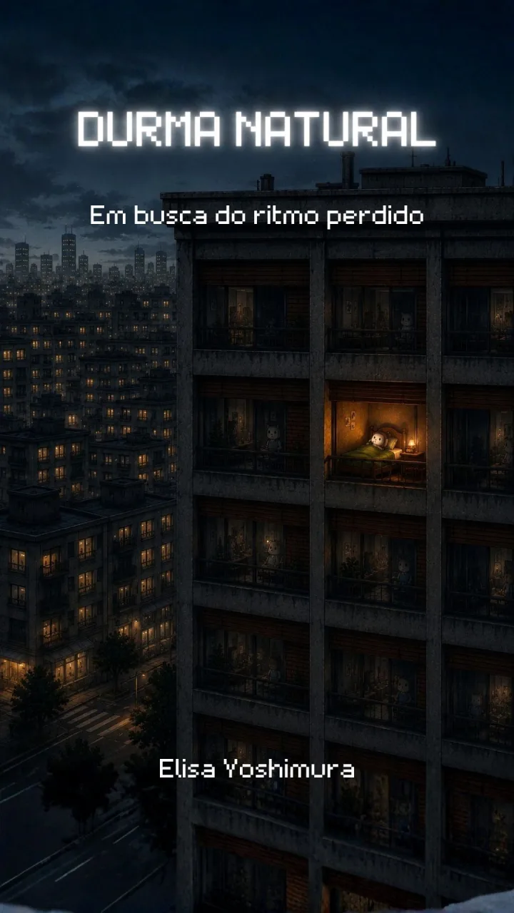 Capa do livro Durma Natural — Em Busca do Ritmo Perdido, de Elisa Yoshimura